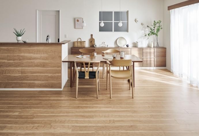 Panasonic Reform Floor USUI-TA Usuita Calm Cherry 1.5mm Non-Heat Resistant Double-Sided Tape Installation KERS1CT 24-Piece Set