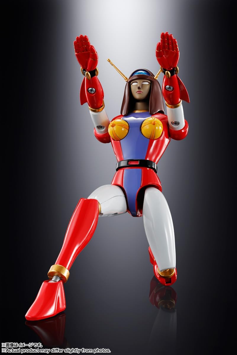 BANDAI SPIRITS Soul of Chogokin Great Mazinger GX-114 Marquis Janus & GX-12R Beunas A, Approx. 6.7 inches (170 mm) & Approx. 6.3 inches (160 mm), PVC & ABS, PC & Die Cast Painted Action Figure