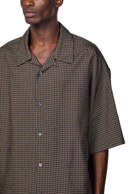 LOEWE Short-sleeved cotton, linen and viscose shirt - Image 4