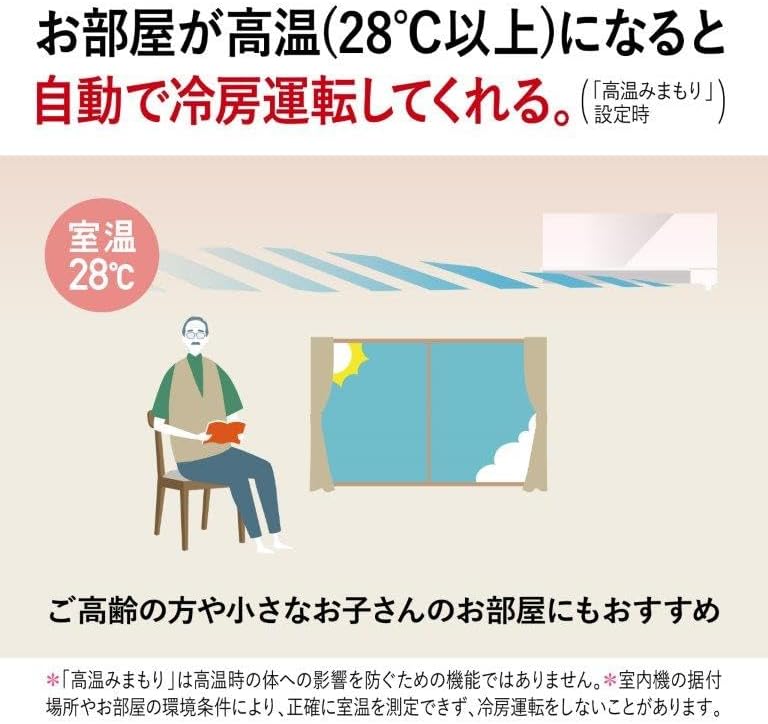 Mitsubishi MSZ-GE2525-W 100V Standard Model Floor Eye, Removable Body, Pure White