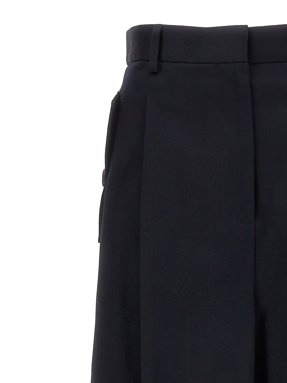 Lanvin ランバンルーズレッグフロントプリーツパンツ - Image 4