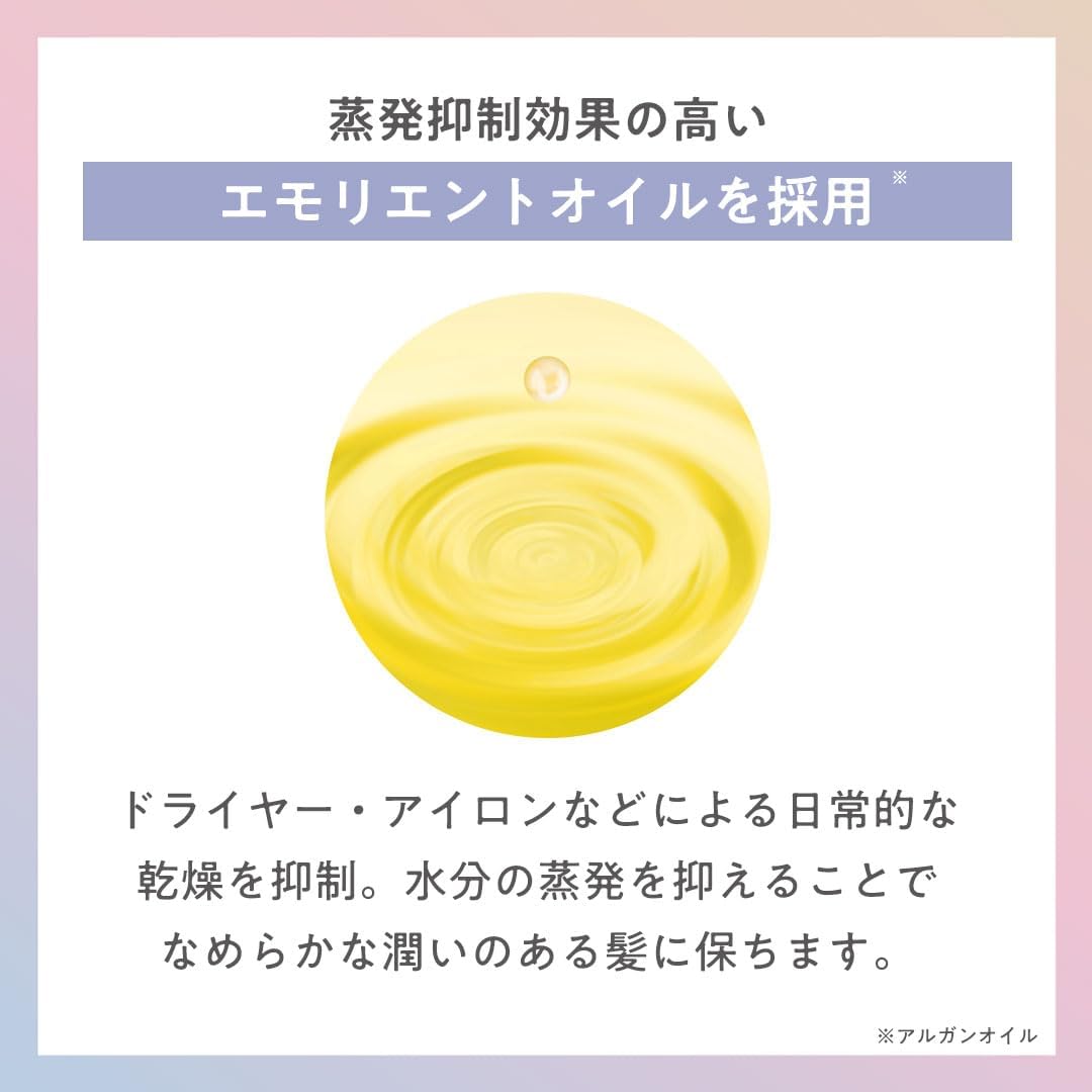 plus eau Lipore Oil, 3.4 fl oz (90 ml), Ultra Moist, White Floral & Pear Scent, Hair Oil, Non-Rinsing Treatment, Silk Repair Formulation, High Damage