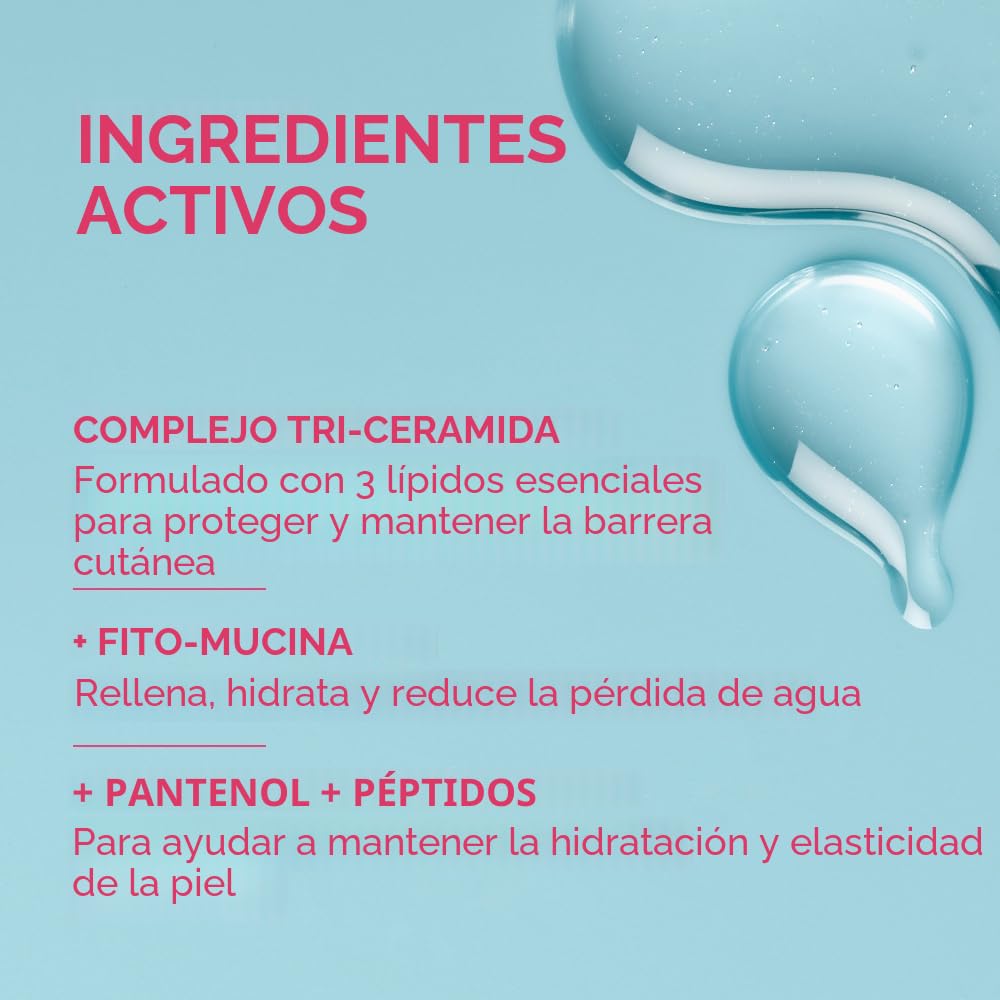 BYOMA Phyto-Mucin Glow Serum – Suero facial de mucina para piel de cristal – Rellena, prepara e hidrata – Primer impecable y base de maquillaje – Fortalece la barrera de la piel – 1.35 fl oz