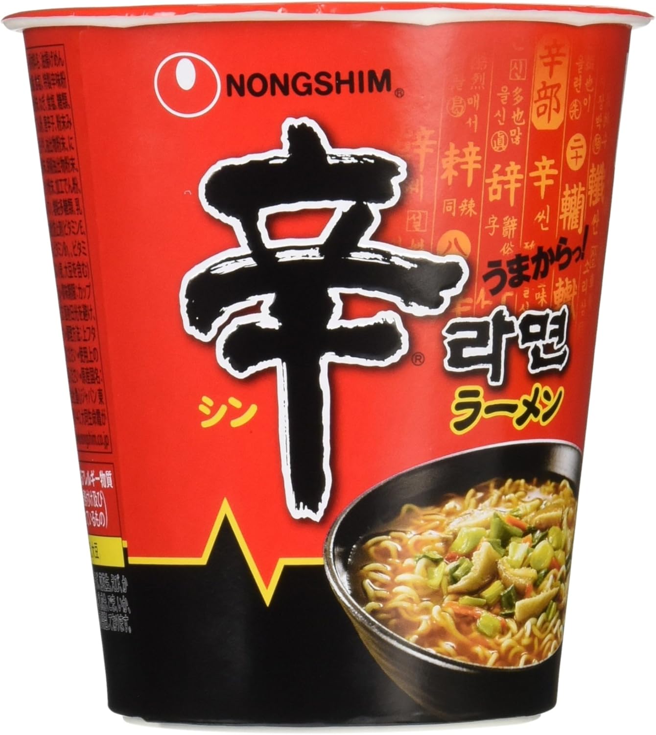 Nongshin Spicy Ramen Cup, 2.4 oz (68 g)