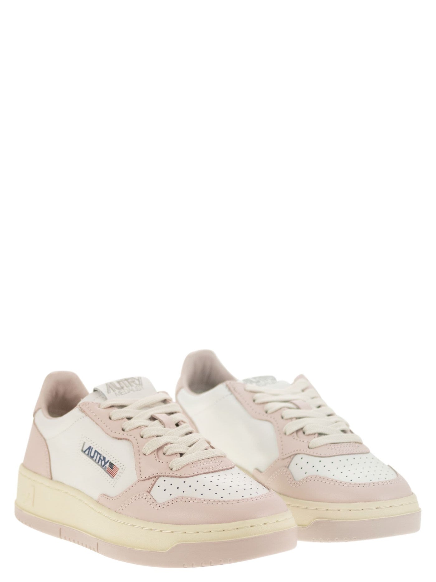 Autry Medalist Low Two Tone Leather Sneakers - Image 4