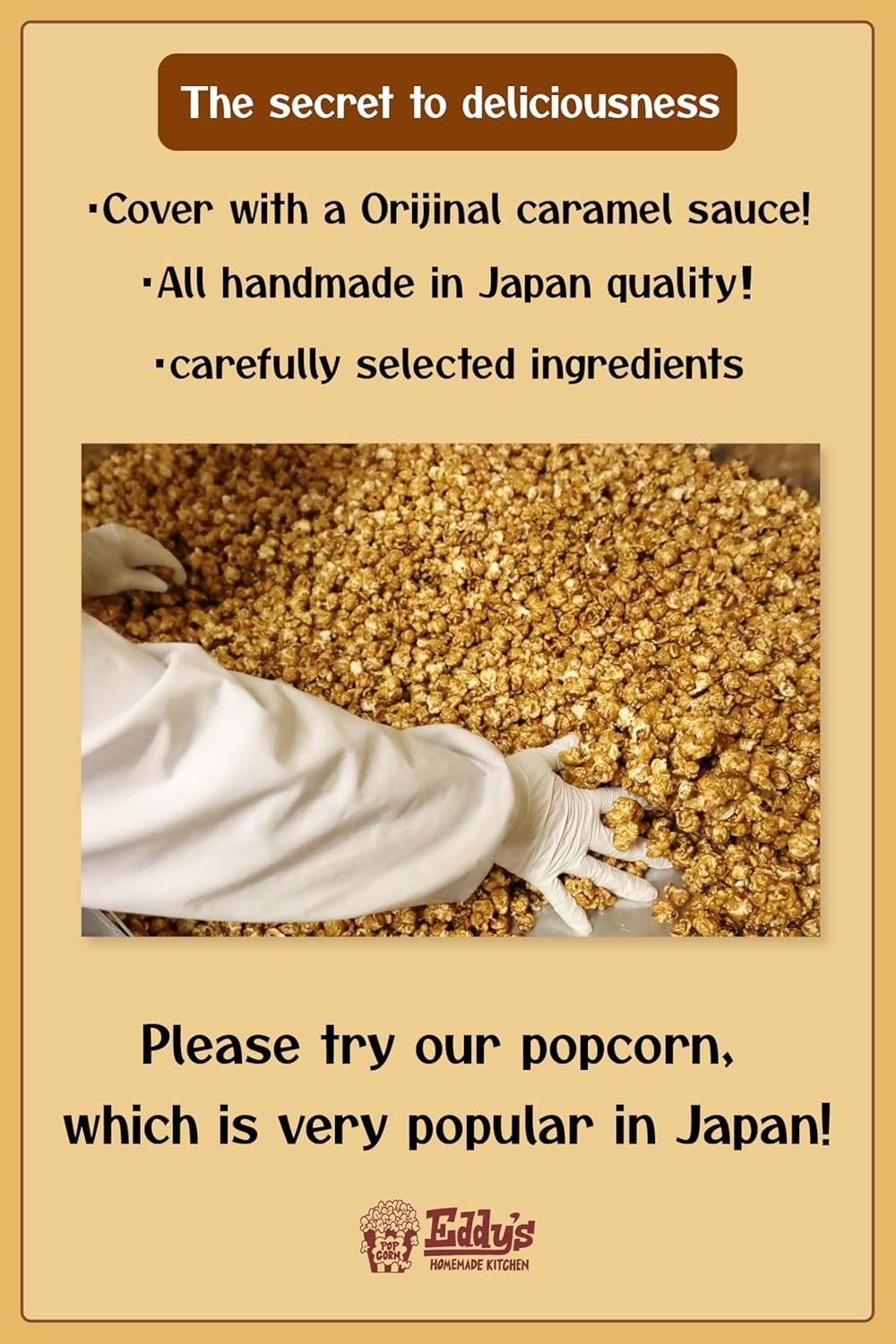 Premium Caramel Popcorn (15.2 oz (450 g), Large Capacity, Commercial Use, Good Cost Performance), Finished Product, Popcorn, Gourmet Popcorn (Watching Movies, Cultural Festivals, Parties, Halloween