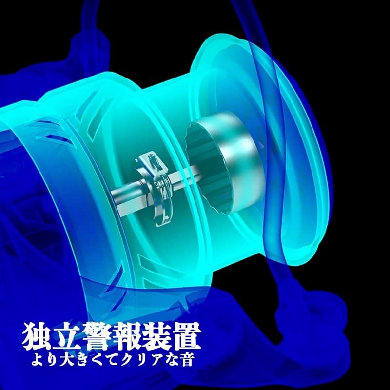 YU250 Spinning Reel, Fishing Reel, Double Handle, Shallow Groove Spool, Lightweight, Maximum Drag Force, 22.0 lbs (10 kg), Easy to Handle, Saltwater and Freshwater Use, Left Handle, Interchangeable Left and Right Handle, Gear Ratio: 5.2:1