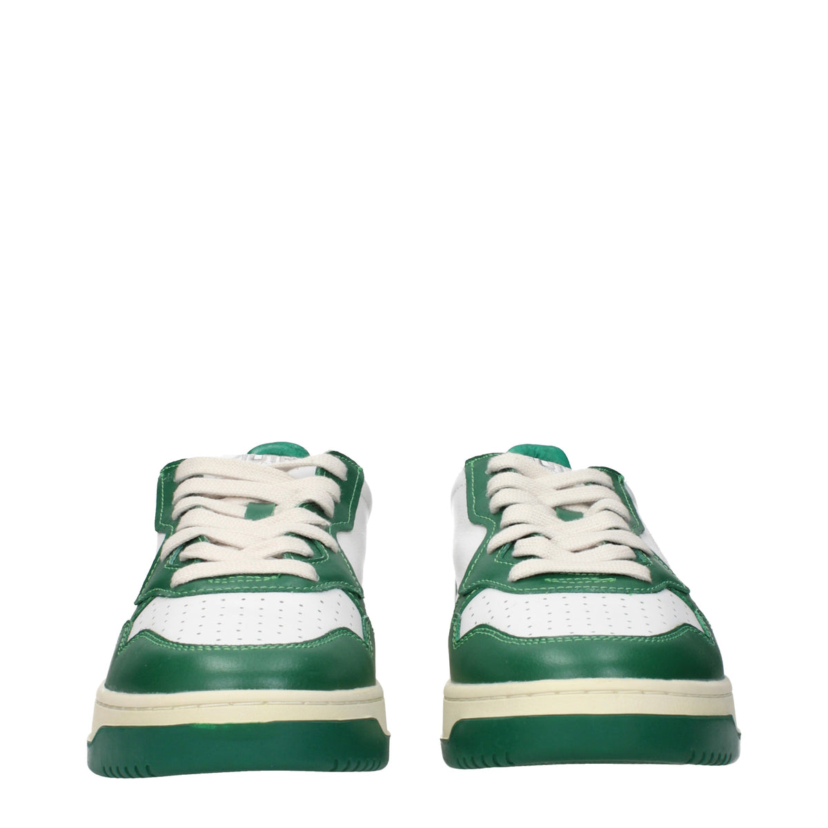 Autry オートリー スニーカーメダリスト メンズs レザー ホワイト/グリーン - Image 4