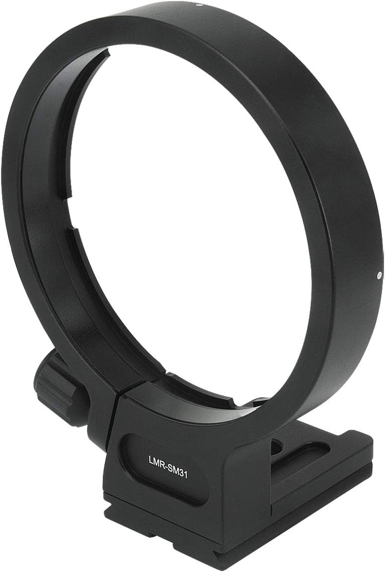 Haoge LMR-SM31 Ring Tripod Socket for Sigma 50-500mm f4.5-6.3, 50-500mm F4-6.3, 80-400mm F4.5-5.6 EX, 120-300mm F2.8 EX, 120-400mm F400mm F400mm F4 .5-5. 6, 150-500mm F5-6.3 Zoom Lens, Arca-Swiss
