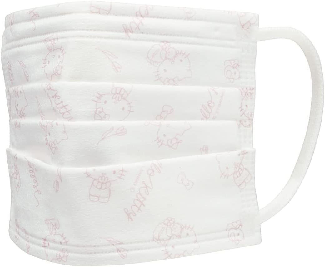 Skater MSKP40-A Non-Woven Mask Regular Size, 4 Layers, Extra Size, Boxed, Hello Kitty, 30 Count