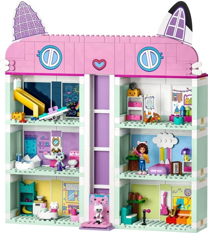 Lego 10788 Gabby Doll House, Toy Present, Birthday Blocks, Educational Christmas, Boys, Girls, Children, 4, 5, 6, Pretend Play, Pretend Play, Doll
