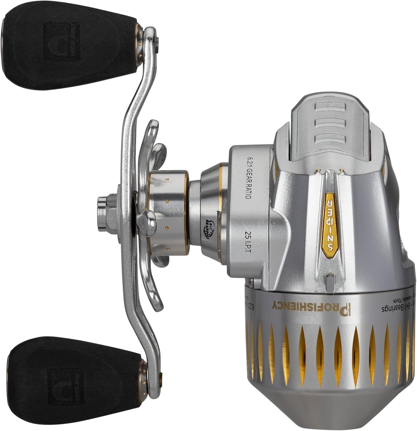 Micro Sniper Spincast Reel - Silver/Gold (Clam Pack)
