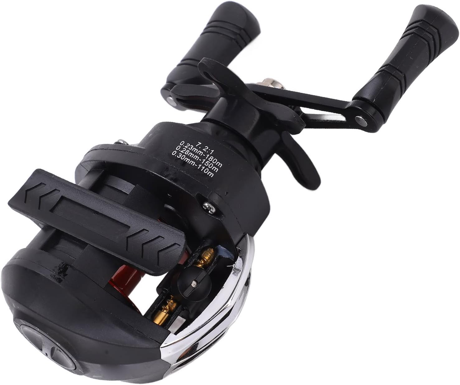 Raft Reel, Waterproof 17.6LB Drag Magnetic Brake Casting Reel 18+1BB Outdoor Double Seal Bearing