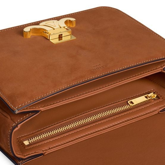 CELINE Triomphe teen bag in nubuck calfskin - Image 4