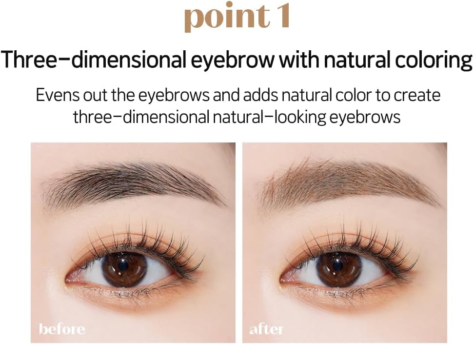 ETUDE Color My Brow Mascara, Blondie Brown / Eyebrow Mascara / Eyebrow