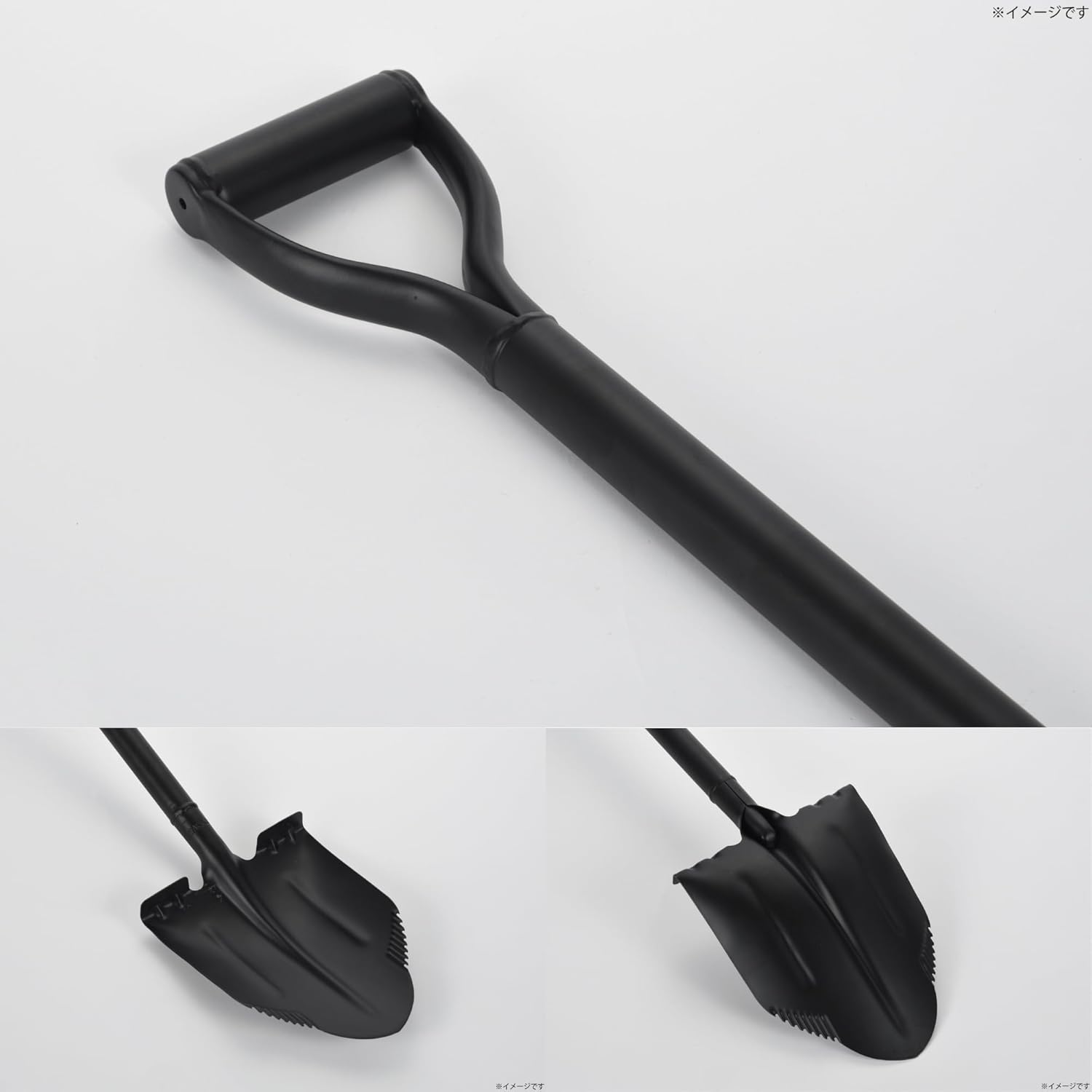 Takagi Powerful Soil Lifting Shovel with Easy-to-Step Large Step [Includes Step-on Platform] Scoop Spade Shovel Hoe Garden Agricultural Machinery