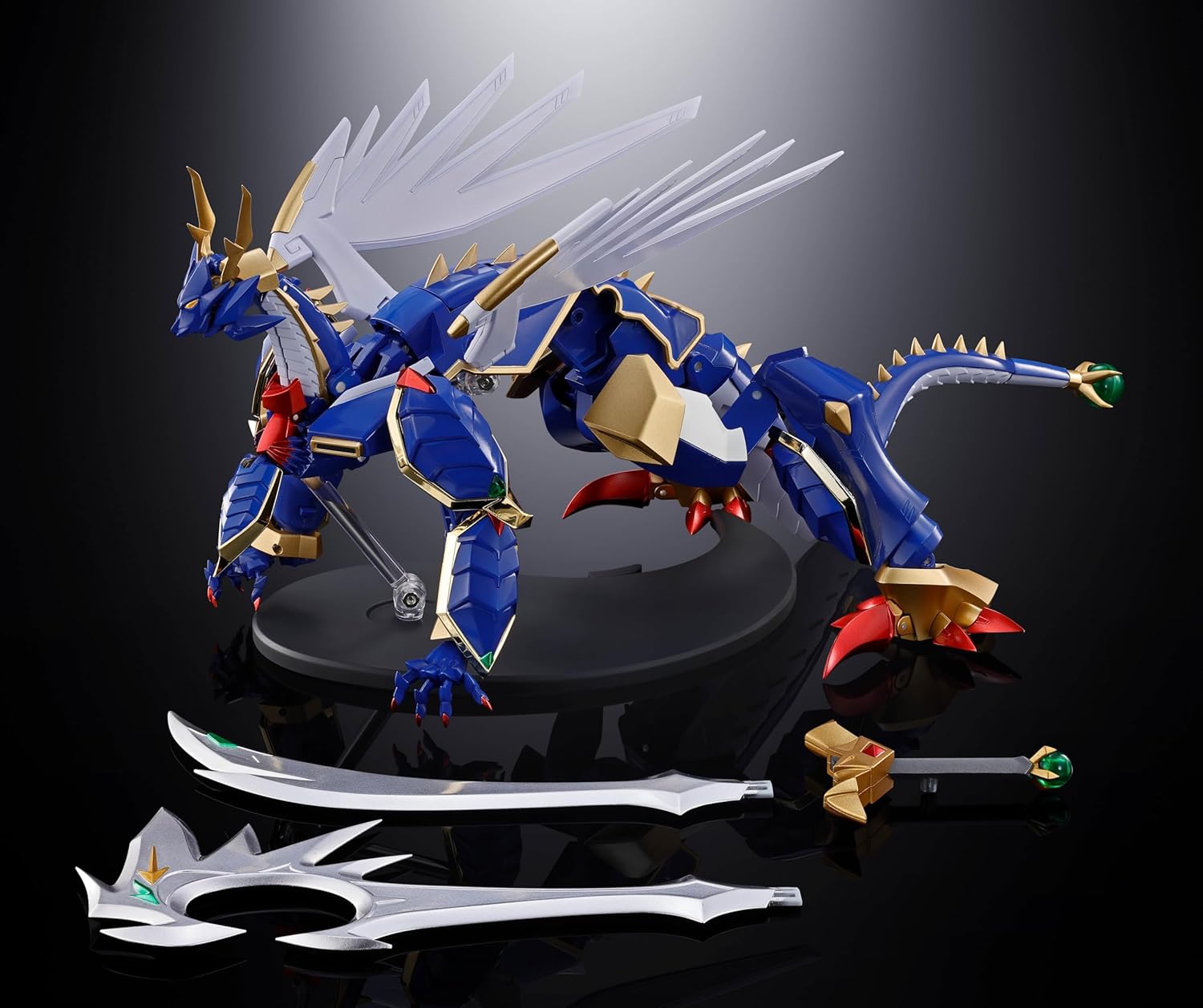 Tamashi Nations Soul of Chogokin Super Robot War OG GX-119 Ryuu-Oh, Approx. 8.3 inches (210 mm) & 7.9 inches (200 mm) Diecast, ABS & PVC Pre-painted Action Figure