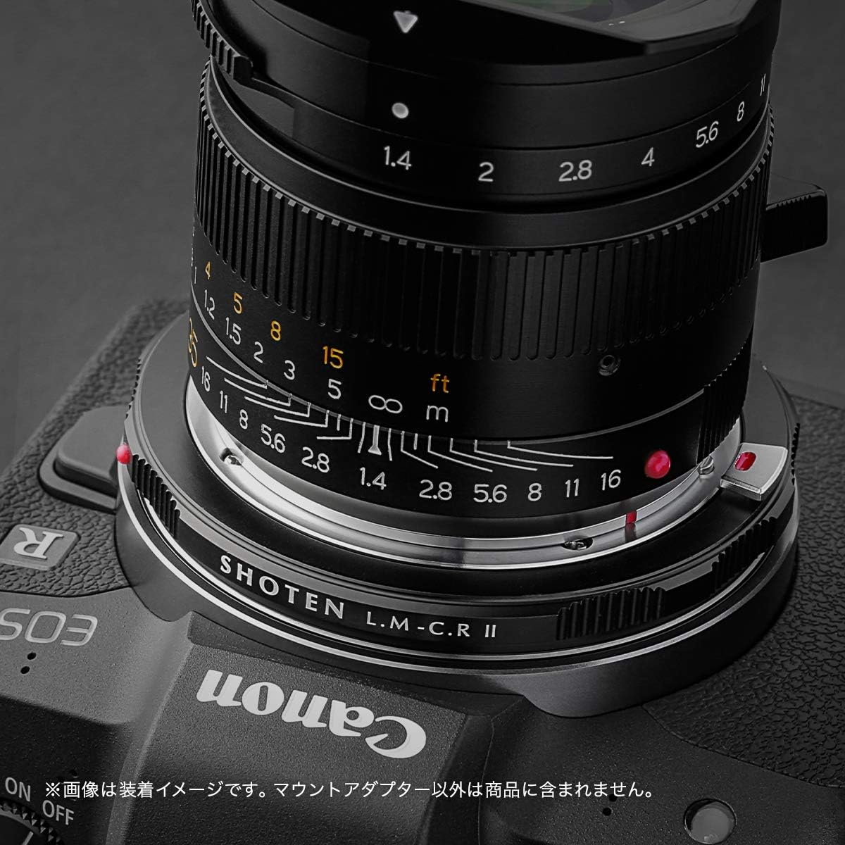 SHOTEN LM-CR II Mount Adapter (Laika M Mount Lens to Canon RF Mount Converter)