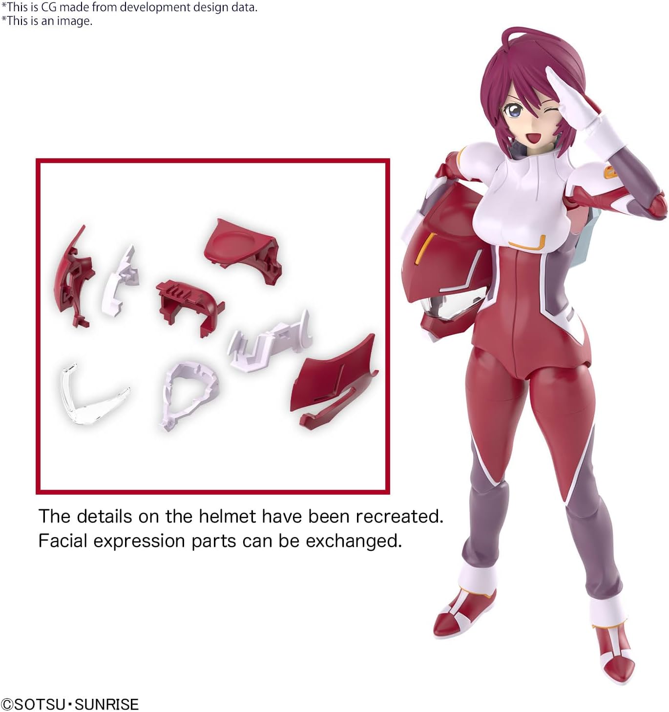 Figure-rise Standard Mobile Suit Gundam SEED DESTINY Luna Maria Hawk Color Coded Plastic Model