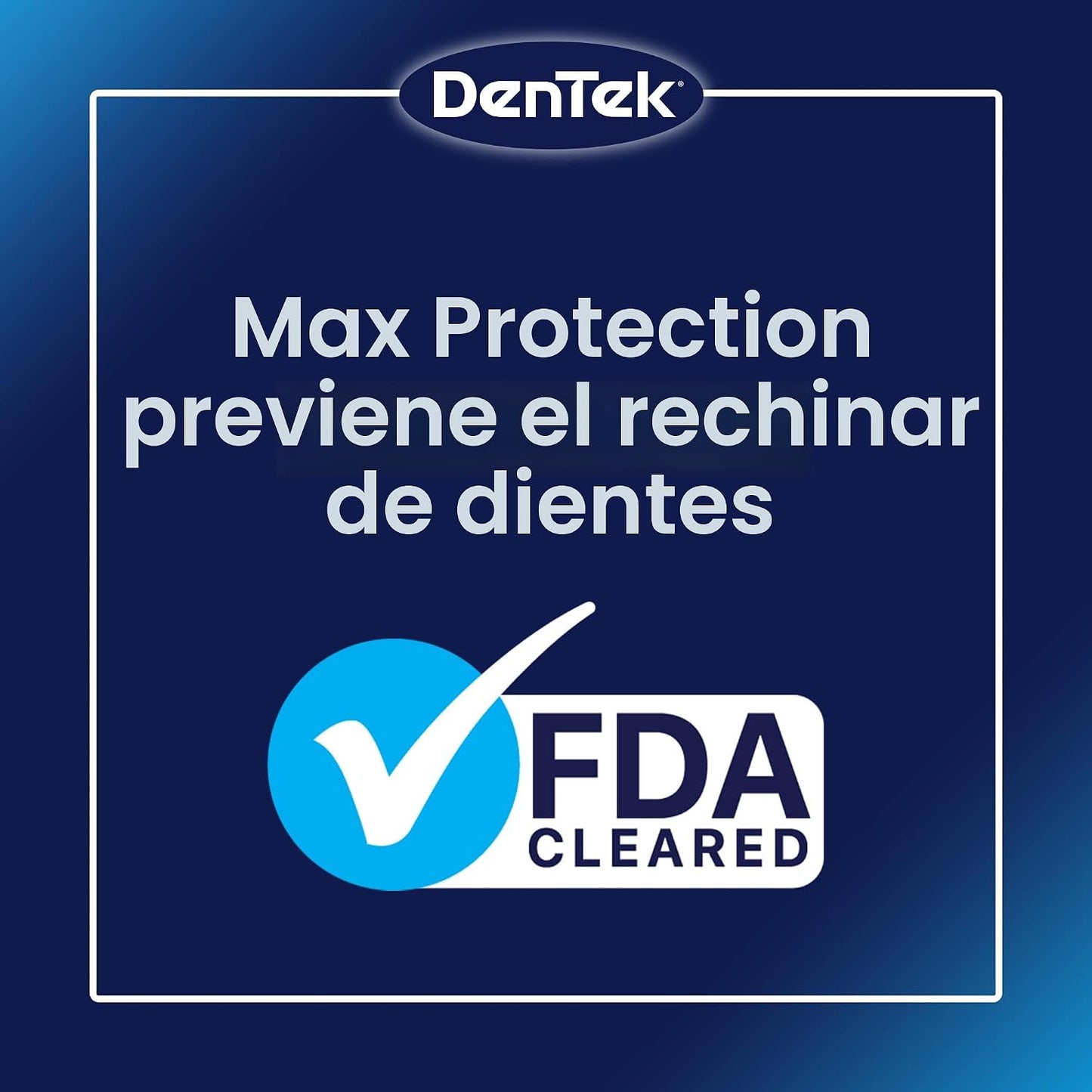 DenTek Protector dental de ajuste profesional, protector bucal para rechinar dientes por la noche, 1 unidad
