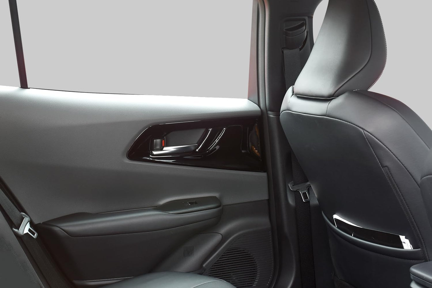 SecondStage Toyota Prius 60 Series PRIUS Door Bezel Panel with Seat Memory Piano Black T722BLK