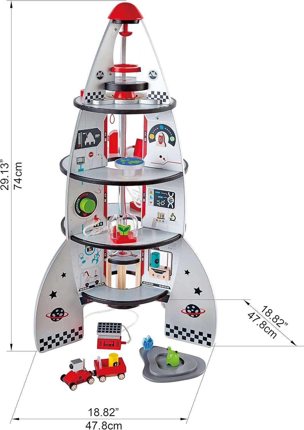 Hape(ハペ) 大きな宇宙探検ロケット E3021