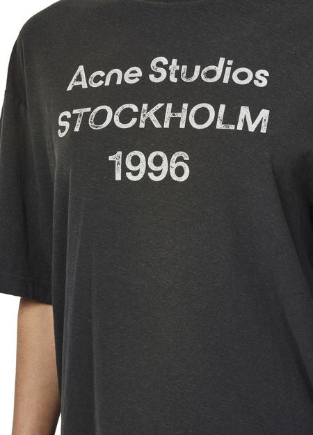 ACNE Exford U 1996 ロゴ入りTシャツ - Image 4