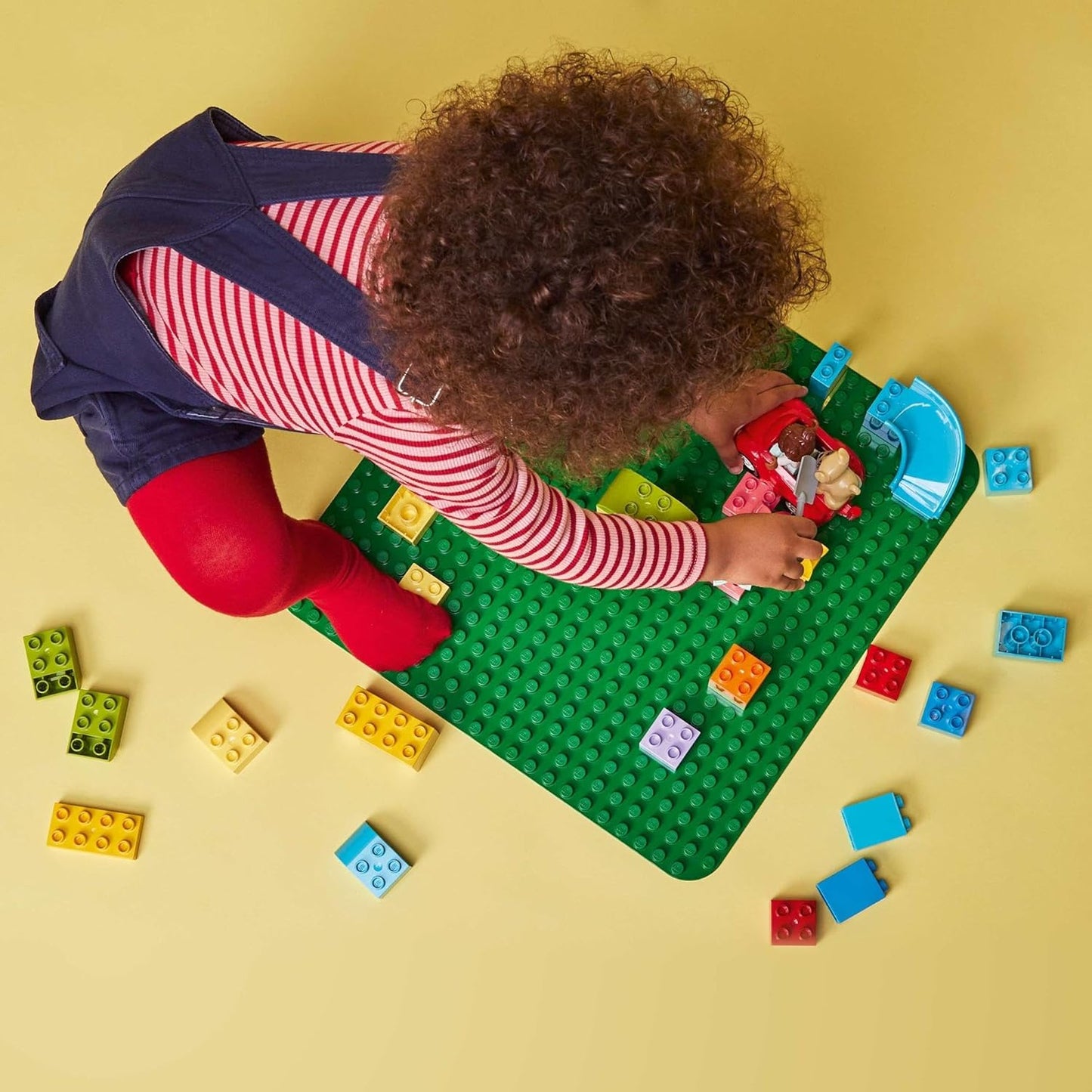 LEGO (LEGO) Toy Duplo Lego Duplo Base Plate (Green) for Boys Girls Children Baby Toddler Toy Educational Toy Birthday Present Gift Lego Blocks 10980 1 and a half years old ~ (Green)