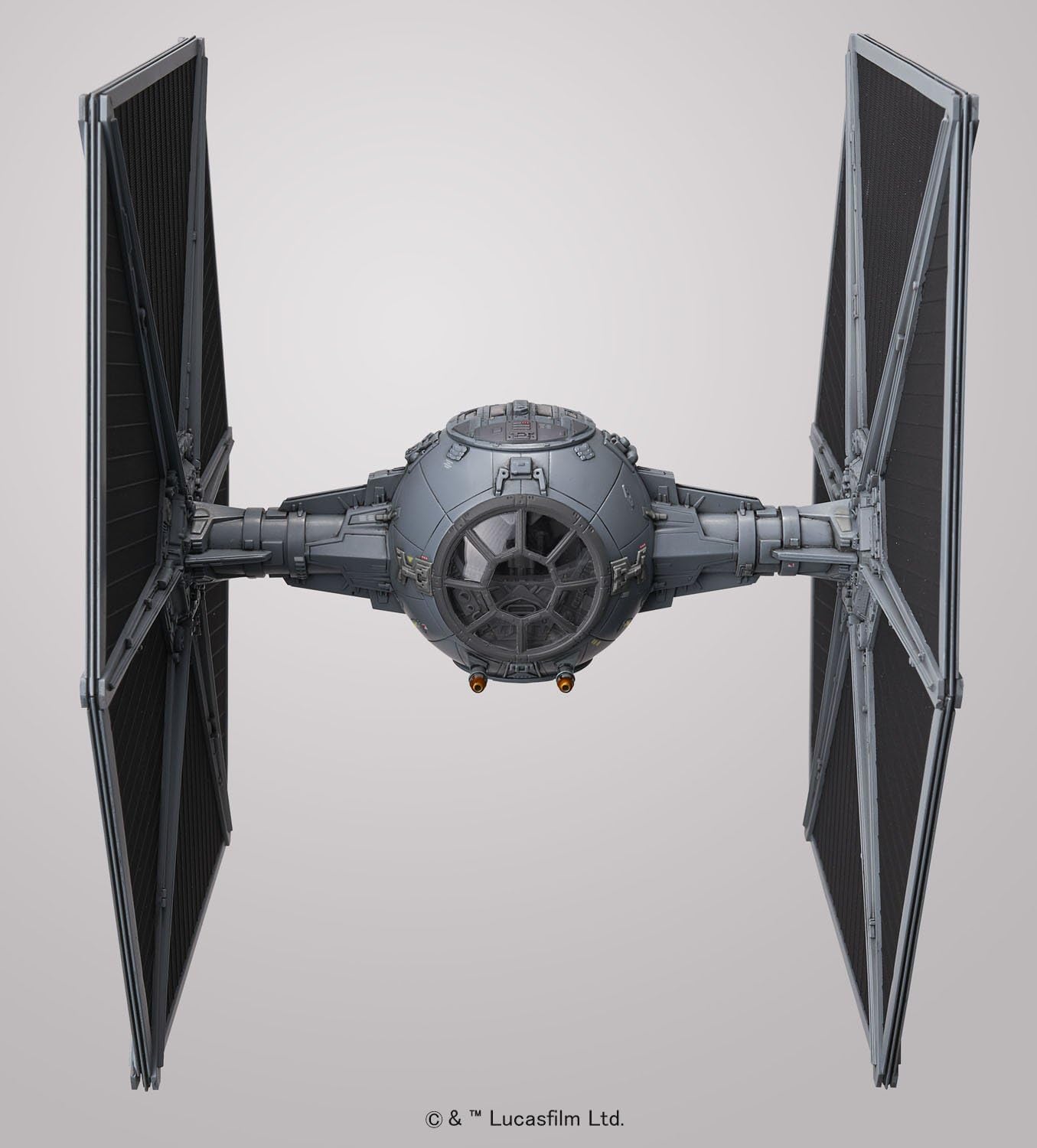 BANDAI SPIRITS Star Wars 1/72 TIE Fighter Pre-painted Plastic Model (New Package Version)