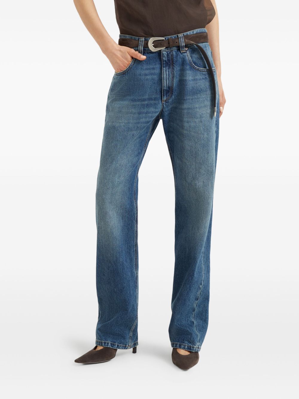 Brunello Cucinelli Denim Cotton Jeans - Image 4