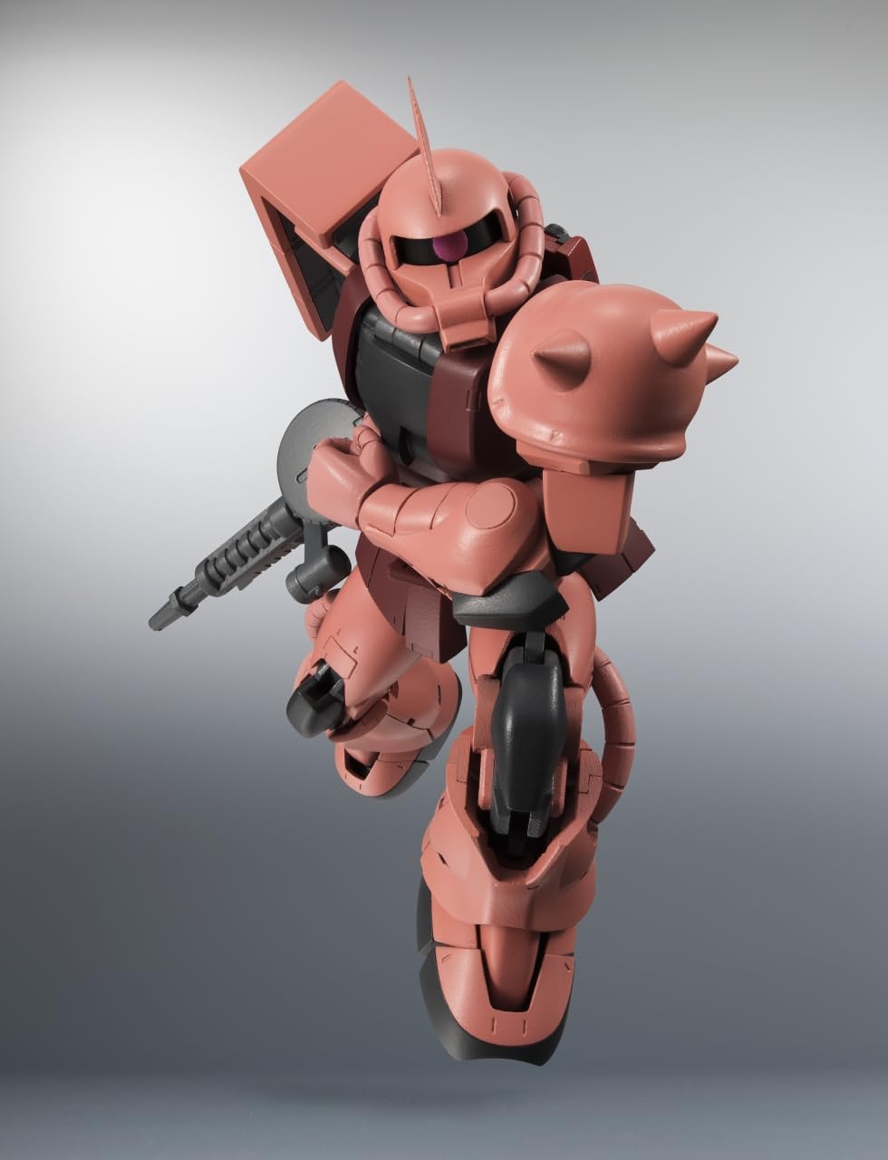 TAMASHII NATIONS ROBOT SPIRITS Mobile Suit Gundam MS-06S Char Custom Zaku Ver. A.N.I.M.E. (Resale Version), Approx. 4.9 in (125 mm), Made of PVC & ABS, Painted Articulated Figure