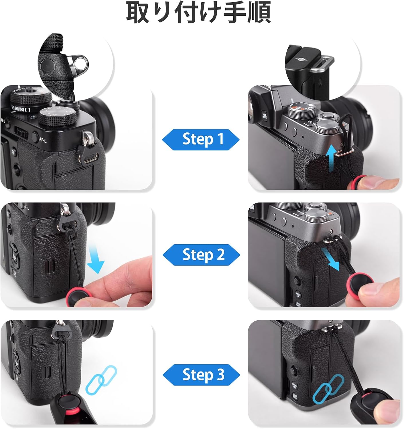 [VOVMOEYA] Hand Strap, Camera Strap, Wrist Strap for Fujifilm, Sony, Canon, Nikon Cameras, Stylish, Adjustable Length, Arm Strap, Triangular Ring, Quick Detach, Round Rope for Small Cameras,