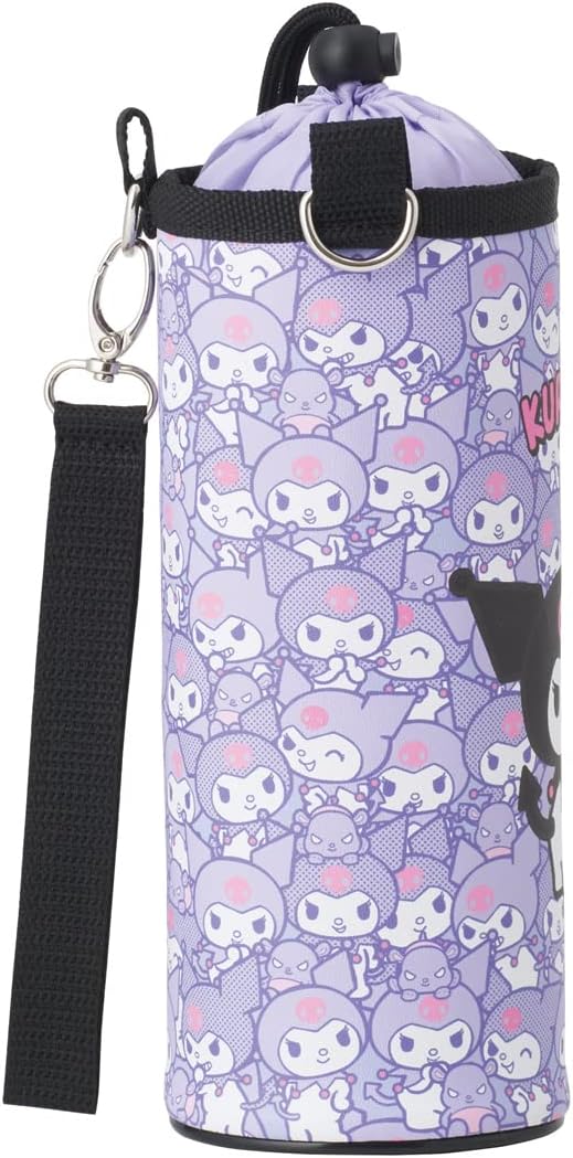 Skater Water Bottle Cover, Water Bottle Case, Bottle Case, Pet Bottle Cover, Kuromi, Sanrio, Multi Size, PVPF7-A