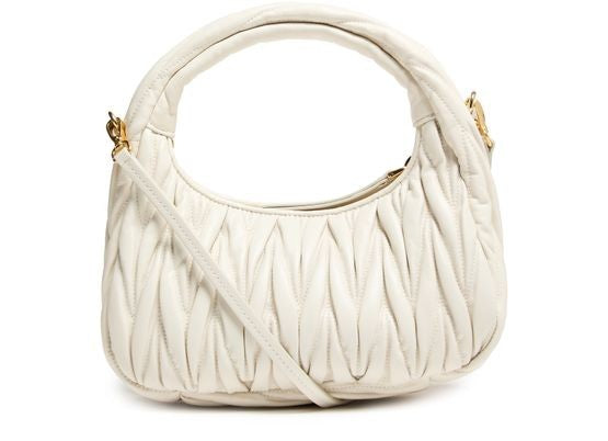 MIU MIU Wander quilted nappa leather hobo bag - Image 4