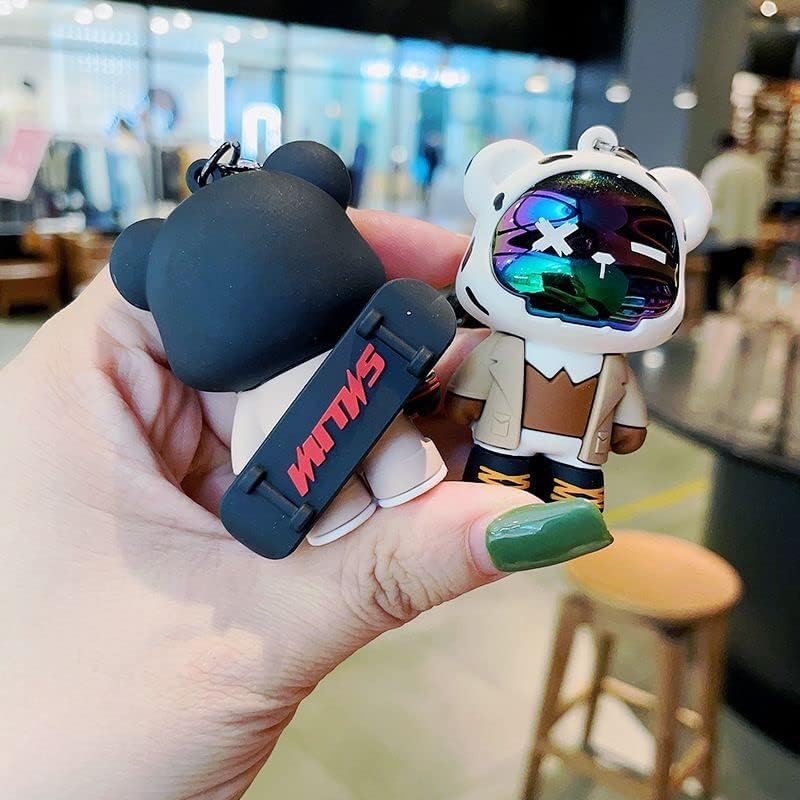 [AIXAUN] Trendy Cool Lightning Keychain Unique Bag Strap Women's Delicate Keychain Cartoon Men's Car Keychain (Type 1)