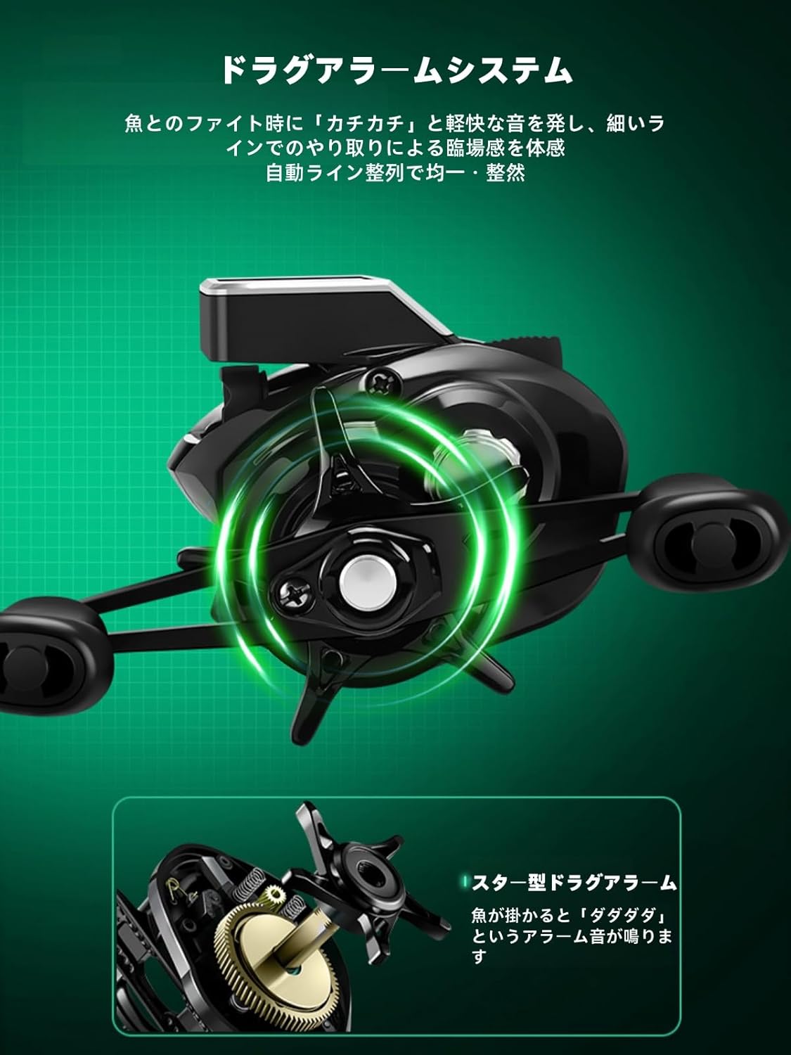 Baitcasting Reel, Electric Reel, Easy to Use for Maximum Drag Saltwater Fishing, 10 Speed Strong Magnetic Brake, Super Lug Force, Ideal for Wild Fishing and Saltwater Fishing, Long Range Raft Fishing