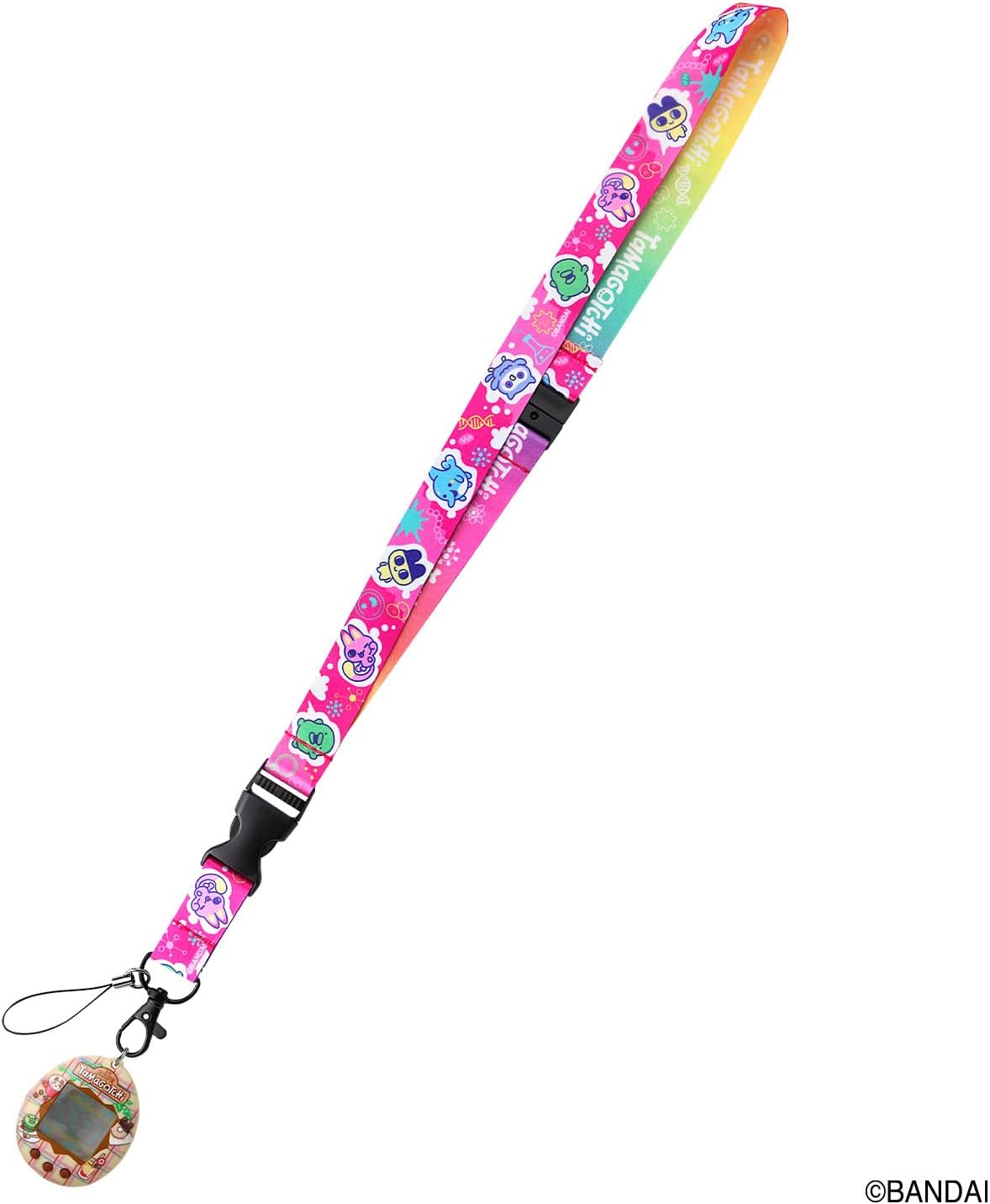 Bandai Tamagotchi Paradise Neck Strap, Pink, Ages 6 and up