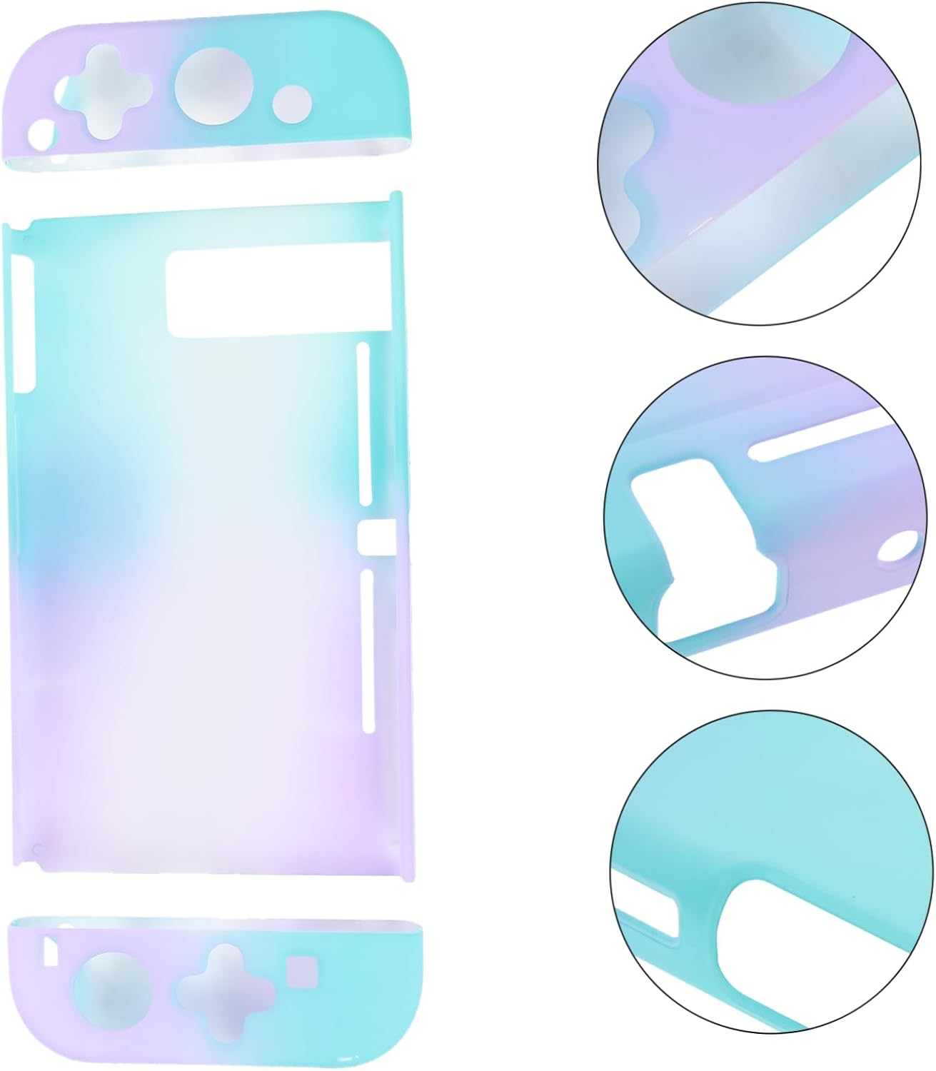 Ipetboom Switch Case Switch Case Switchlite Case Game Stand Game Console Protector Game Console Case Plastic Game Console Cover PC Green