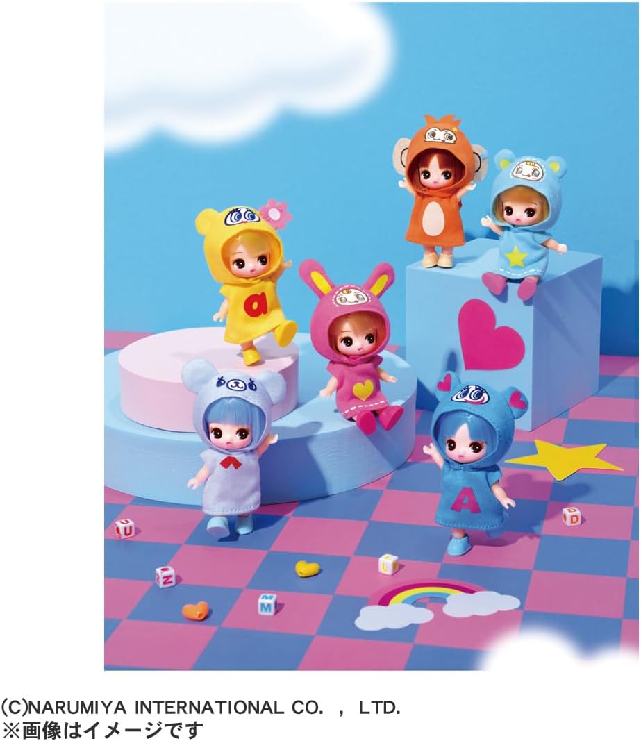 Takara Tomy Licca-chan Doll, Narmiya Characters Collection, Changeable Dress-up, Pretend Play, Toy for Ages 3 and Up