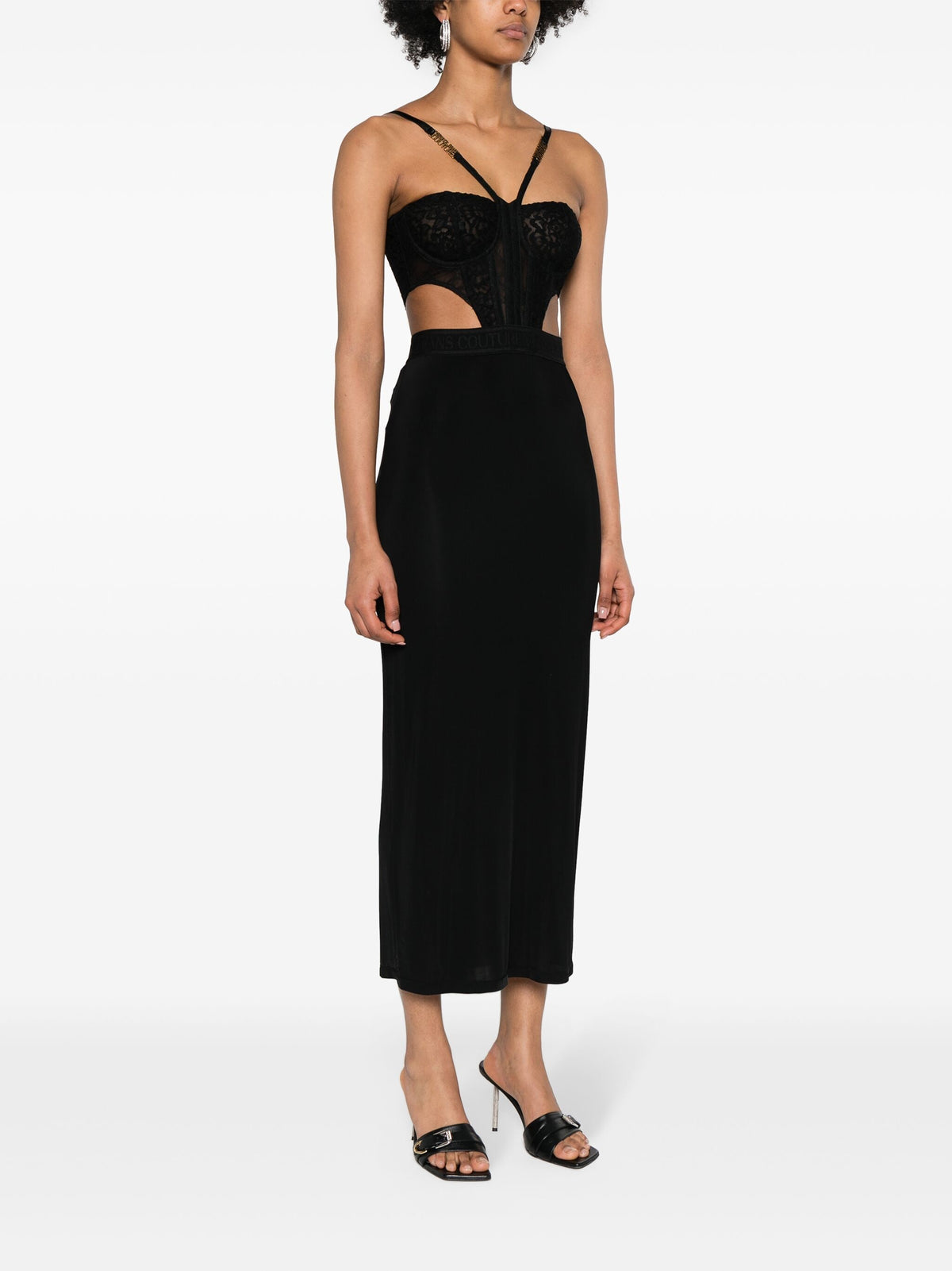 Versace ヴェルサーチジーンズクチュールビュスティアプラークドレス - Image 4