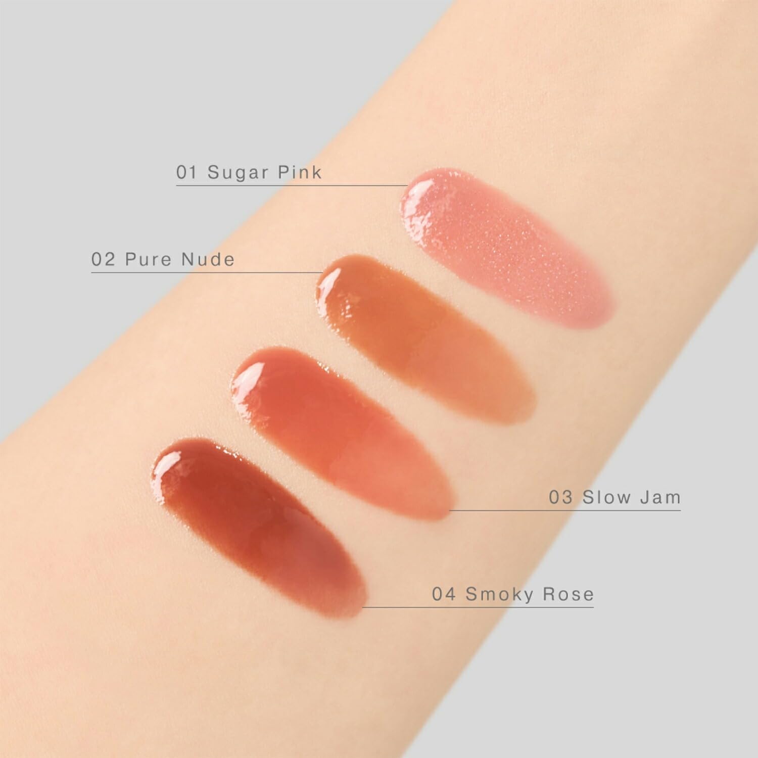 to/one (tone) Petal Blooming Gloss 03 Slow Jam Lip Gloss High Color Rose Beige