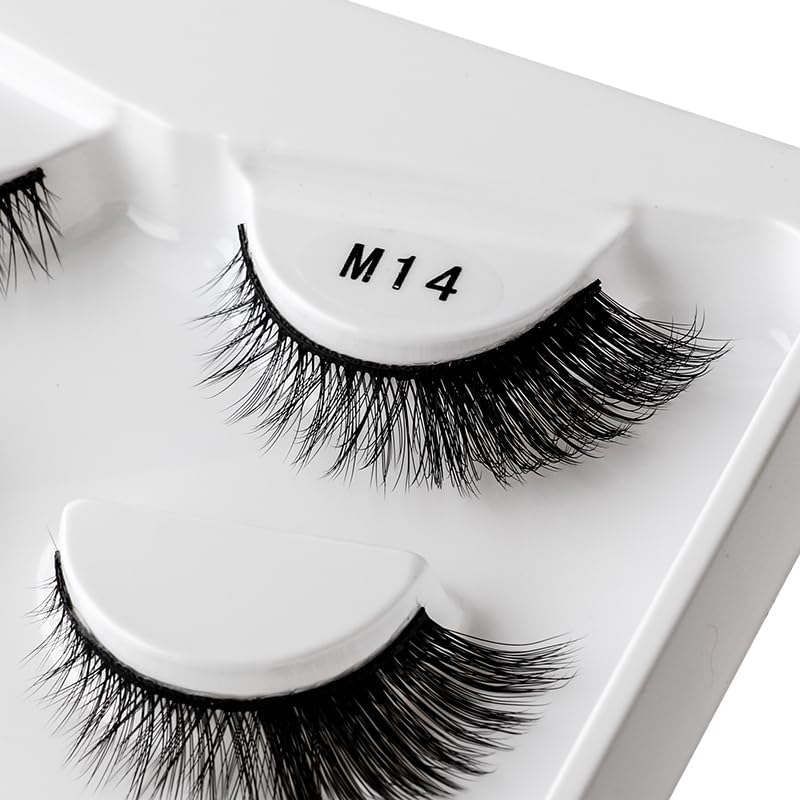 Butterfly 5 Pairs False Eyelashes Fake Mink Eyelashes Ultra Thick Stage Eyelashes (M14)