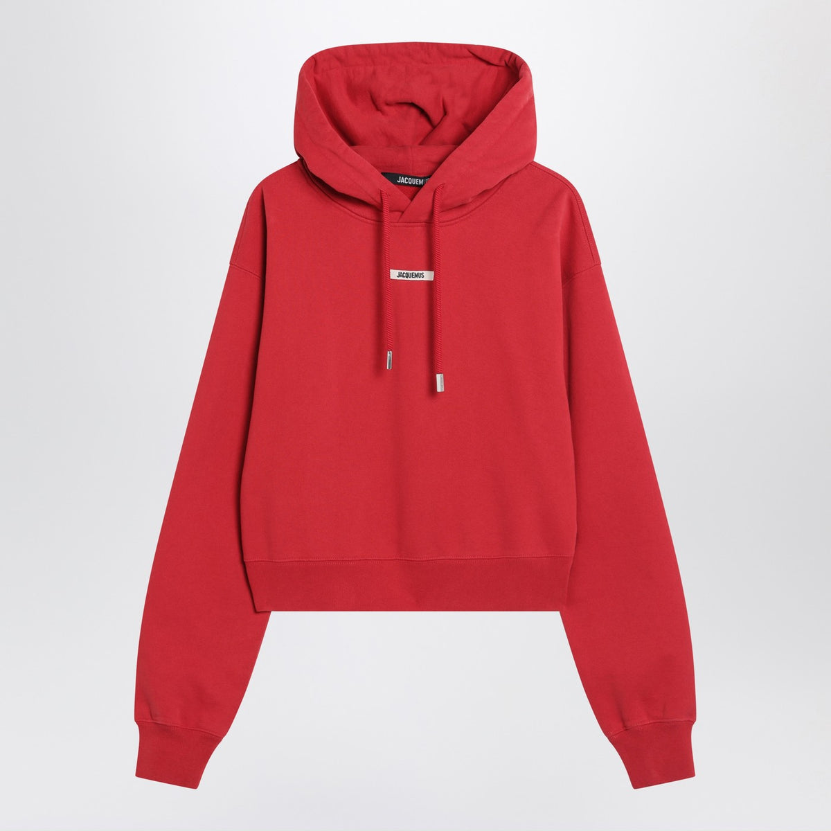 Jacquemus Jacquemus Red Hoodie With Logo Patch - Image 4