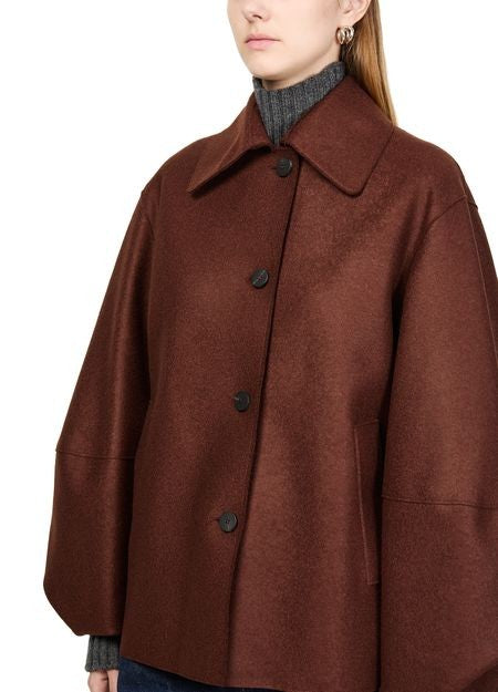 HARRIS WHARF LONDON Puff-sleeved jacket in pressed wool - Image 4