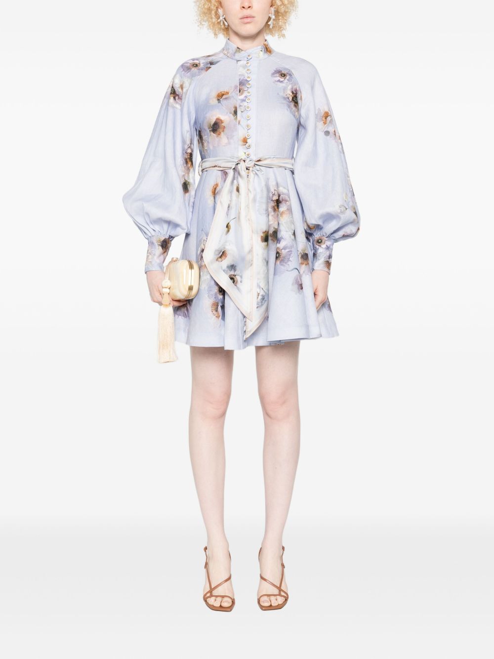 Zimmermann Zimmermann催眠リネンシャツドレス - Image 4