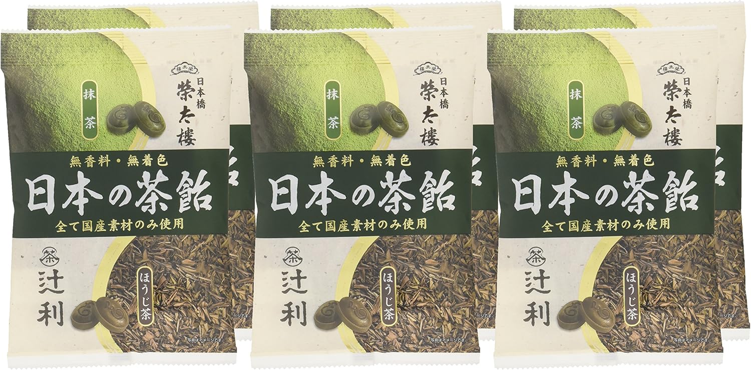 Eitaro Somono Japanese Tea Candy 2.8 oz (80 g) x 6 Bags
