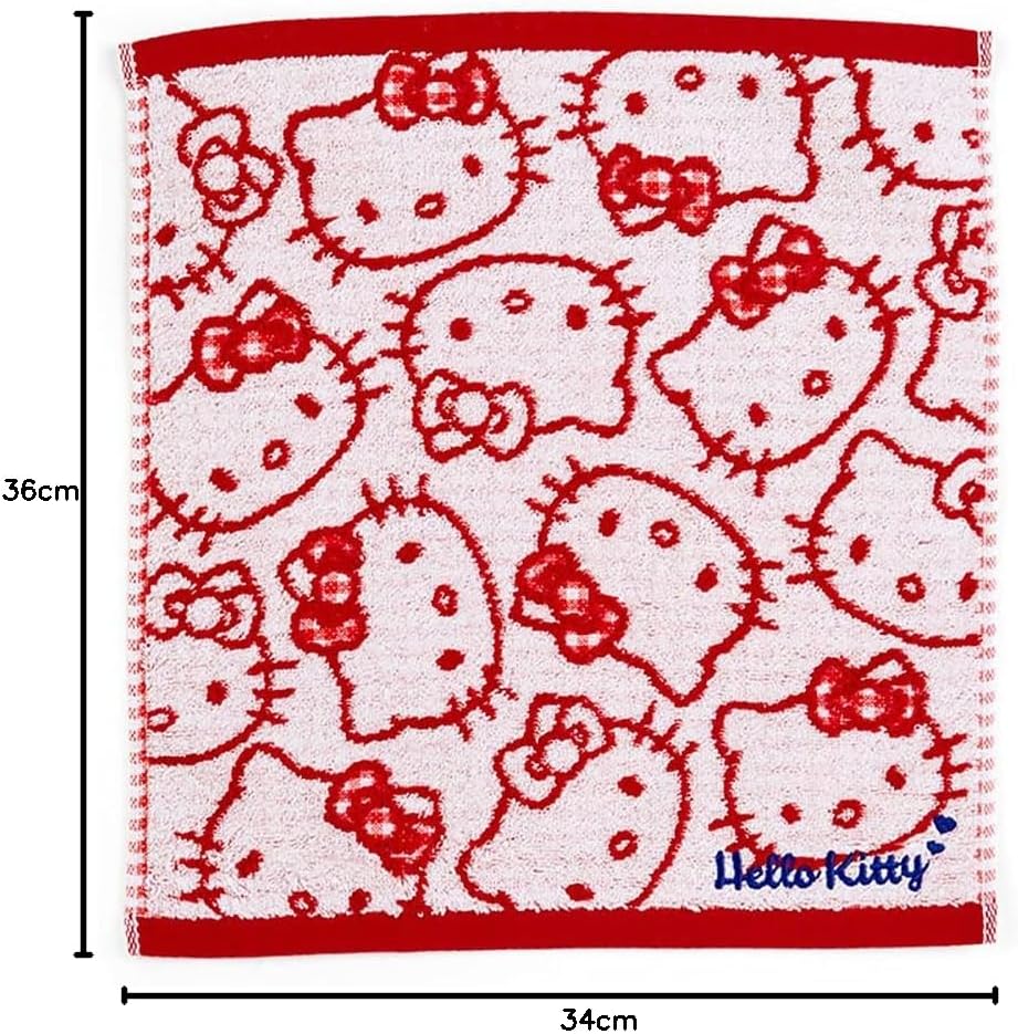 Sanrio Hello Kitty 801259 Antibacterial Deodorizing Hand Towel