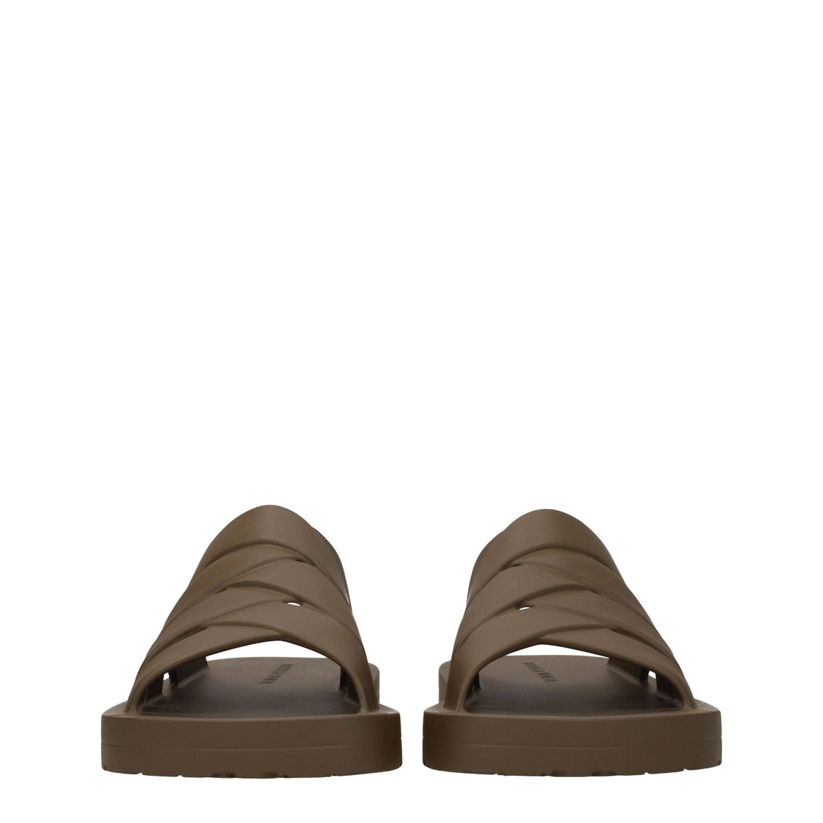 Bottega Bottega Veneta Slippers And Hooves Man Rubber Green/Liana - Image 4