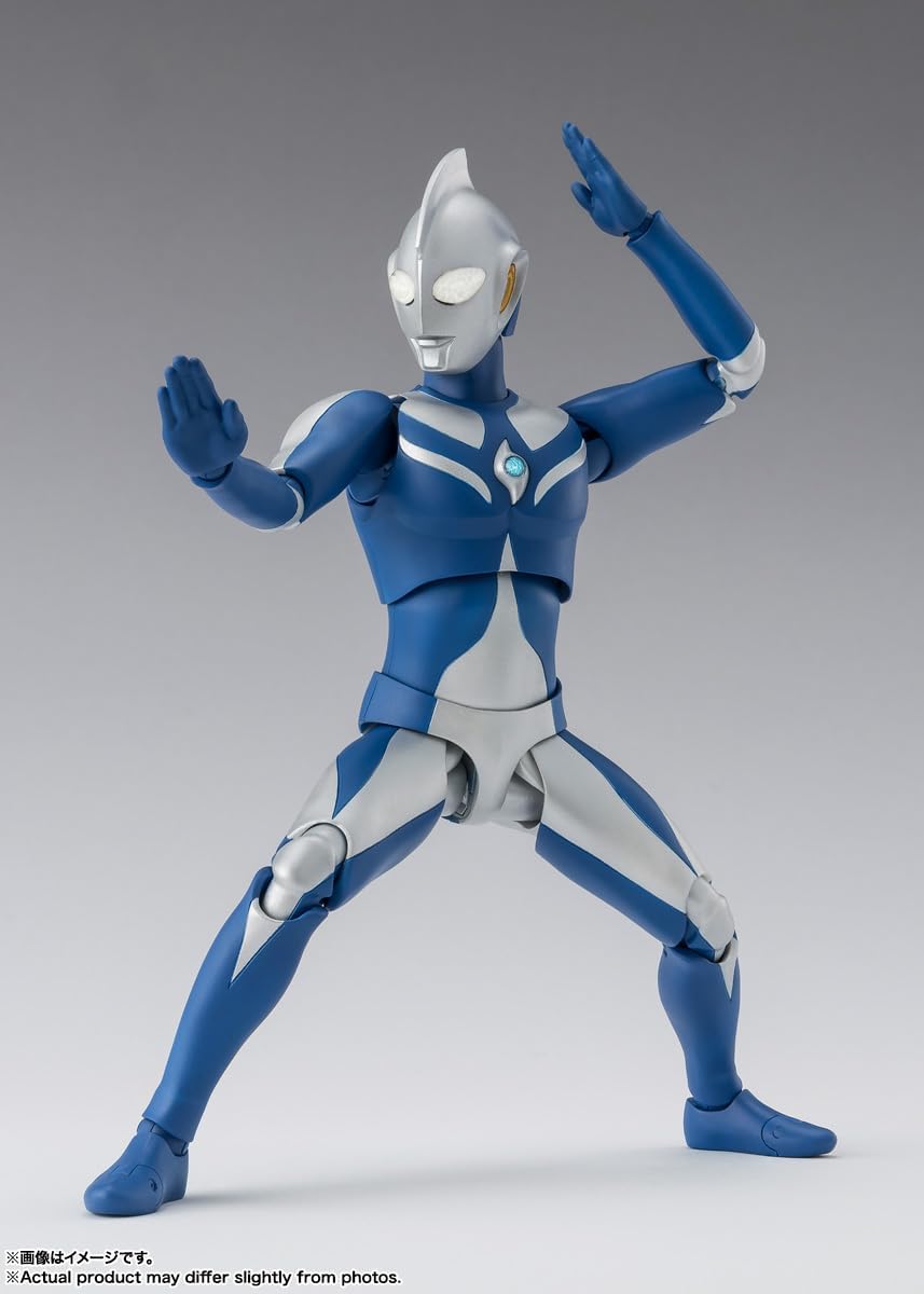 TAMASHII NATIONS S.H. Figuarts Ultraman Cosmos Luna Mode, Approx. 5.9 inches (150 mm), PVC & ABS, Pre-painted Action Figure