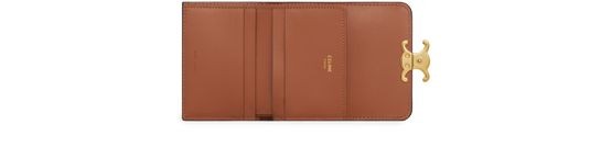 CELINE Compact wallet Triomphe in Triomphe canvas - Image 4